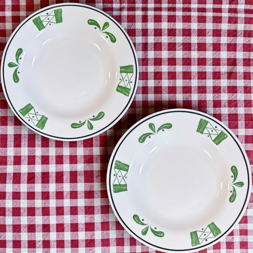 VTG Set 2 Olive Garden Restaurant Ware 11.5" Dinner Entree Pasta Plates Buffalo